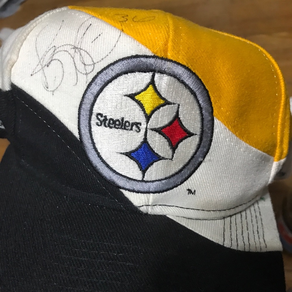 Pittsburgh Steelers Jerome Bettis sign hat